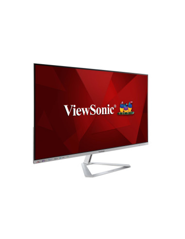 LCD Monitor, VIEWSONIC, VX3276-4K-mhd, 31.5", Business/4K, Panel MVA, 16:9, 8 ms, Speakers, Tilt, Colour Silver, VX3276-4K-MHD