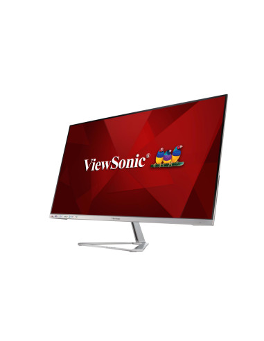 LCD Monitor, VIEWSONIC, VX3276-4K-mhd, 31.5", Business/4K, Panel MVA, 16:9, 8 ms, Speakers, Tilt, Colour Silver, VX3276-4K-MHD
