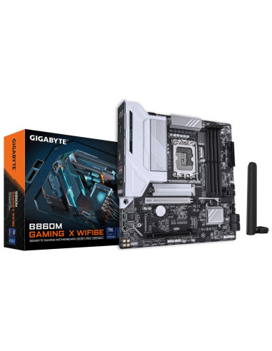 Mainboard, GIGABYTE, Intel B860 Express, LGA1851, Micro-ATX, Memory DDR5, Memory slots 4, 2xPCI-Express 16x, 2xM.2, 1xHDMI, 1xD