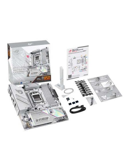 Mainboard, ASUS, AMD B850, SAM5, Micro-ATX, Memory DDR5, Memory slots 4, 1xPCI-Express 5.0 16x, 4xM.2, 1xHDMI, 1xDisplayPort, 2