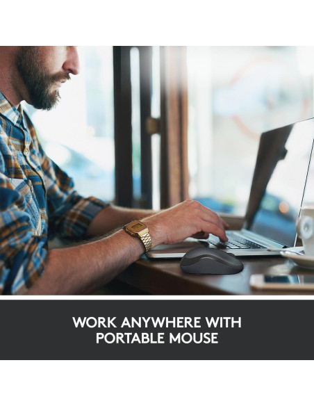 MOUSE USB OPTICAL WRL M220/SILENT B/G 910-004878 LOGITECH MOUSE USB OPTICAL WRL M220/SILENT B/G 910-004878 LOGITECH