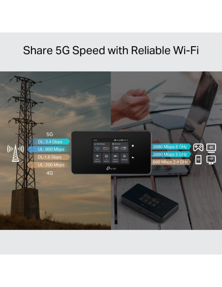 WRL 5G ROUTER MOBILE/M8550 TP-LINK WRL 5G ROUTER MOBILE/M8550 TP-LINK