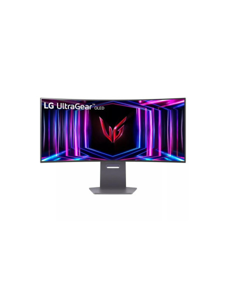 Monitor, LG, 34GS95QE-B, 34", Gaming/Curved, Panel OLED, 3440x1440, 21:9, 240Hz, Matte, 0.03 ms, Swivel, Height adjustable, Til Monitor, LG, 34GS95QE-B, 34", Gaming/Curved, Panel OLED, 3440x1440, 21:9, 240Hz, Matte, 0.03 ms, Swivel, Height adjustable, Til