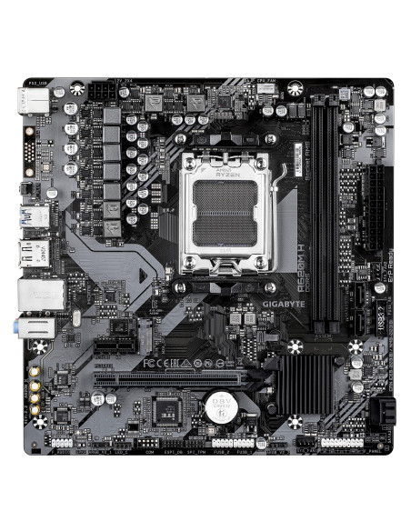 Mainboard, GIGABYTE, AMD A620A, SAM5, Micro-ATX, Memory DDR5, Memory slots 2, A620MH2.2 Mainboard, GIGABYTE, AMD A620A, SAM5, Micro-ATX, Memory DDR5, Memory slots 2, A620MH2.2
