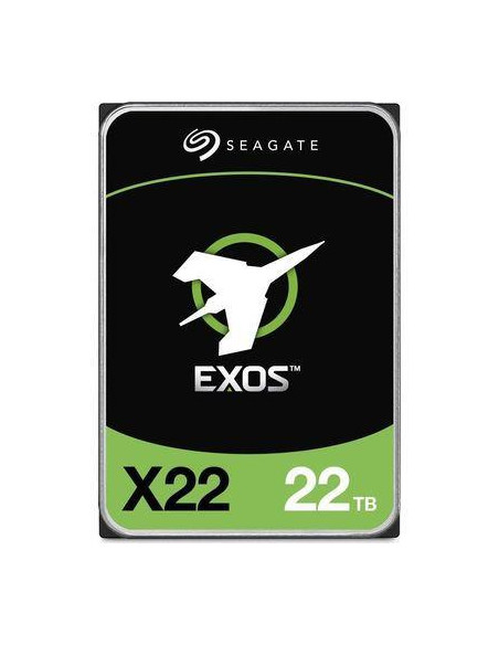 HDD, SEAGATE, Exos X22, 22TB, SATA, 512 MB, 7200 rpm, Discs/Heads 10/20, ST22000NM002E HDD, SEAGATE, Exos X22, 22TB, SATA, 512 MB, 7200 rpm, Discs/Heads 10/20, ST22000NM002E