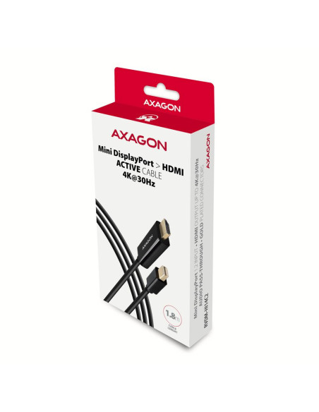 CABLE MINI DP TO HDMI 1.8M/RVDM-HI14C2 AXAGON