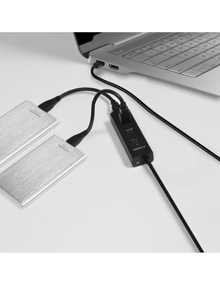 I/O HUB USB3.0 4PORT CHARGING/1.2M HUE-S2BL AXAGON