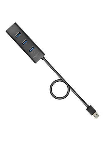 I/O HUB USB3.0 4PORT CHARGING/W/AC 1.2M HUE-S2BP AXAGON