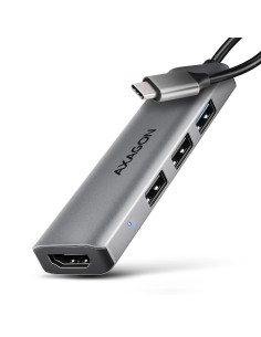 I/O HUB USB-C 4IN1/0.15M HMC-H3A AXAGON