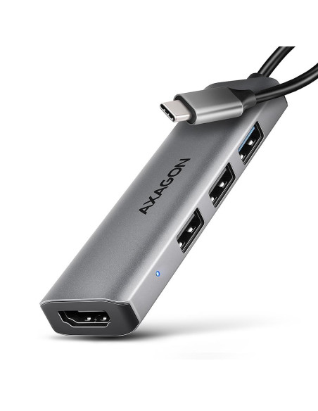I/O HUB USB-C 4IN1/0.15M HMC-H3A AXAGON I/O HUB USB-C 4IN1/0.15M HMC-H3A AXAGON