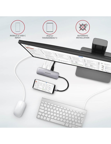 I/O HUB USB3.2 5IN1/0.2M HMC-5 AXAGON