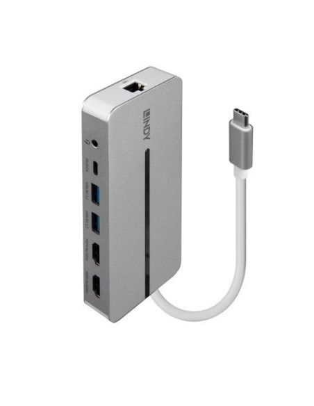 I/O DOCKING STATION USB-C/MINI DUAL 4K 43360 LINDY I/O DOCKING STATION USB-C/MINI DUAL 4K 43360 LINDY