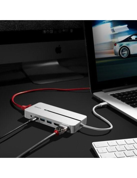 I/O DOCKING STATION USB-C/MINI DUAL 4K 43360 LINDY I/O DOCKING STATION USB-C/MINI DUAL 4K 43360 LINDY