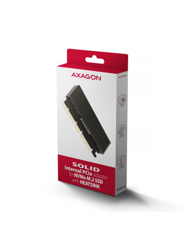 SSD ACC ADAPTER PCIE M.2/NVME/W/HS PCEM2-XS AXAGON
