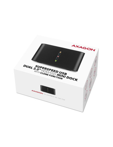 SSD ACC DOCK STATION USB3.2/2.5" SATA 6G ADSA-D25 AXAGON