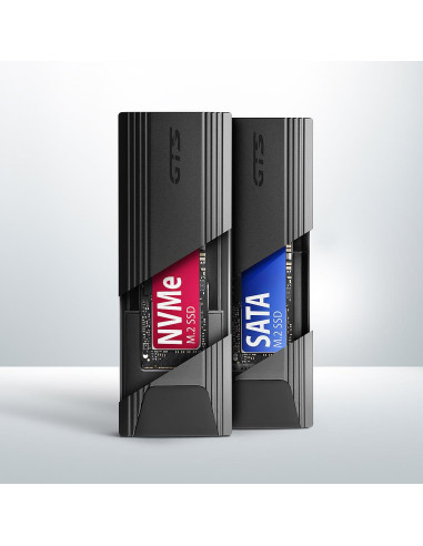 SSD ACC ENCLOSURE M.2 NVME/SATA USB-C EEM2-GTS2 AXAGON