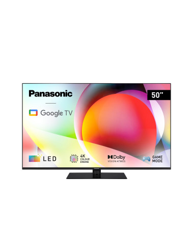 TV Set, PANASONIC, 50", 4K/Smart, 3840x2160, Wireless LAN, Bluetooth, Google TV, TN-50W70AEZ