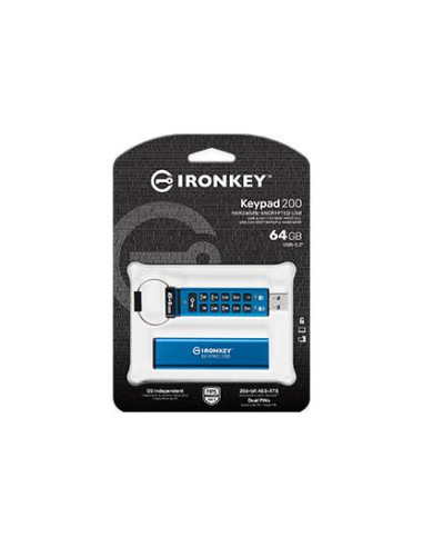 MEMORY DRIVE FLASH USB3.2/64GB IKKP200/64GB KINGSTON