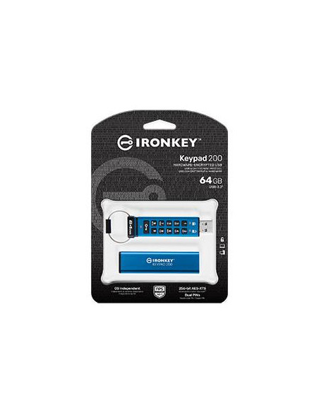 MEMORY DRIVE FLASH USB3.2/64GB IKKP200/64GB KINGSTON