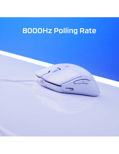 MOUSE USB OPTICAL PULSEFIRE/HASTE 2 WHITE HYPERX