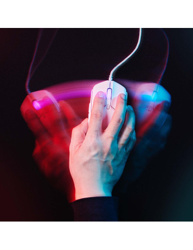 MOUSE USB OPTICAL PULSEFIRE/HASTE 2 WHITE HYPERX