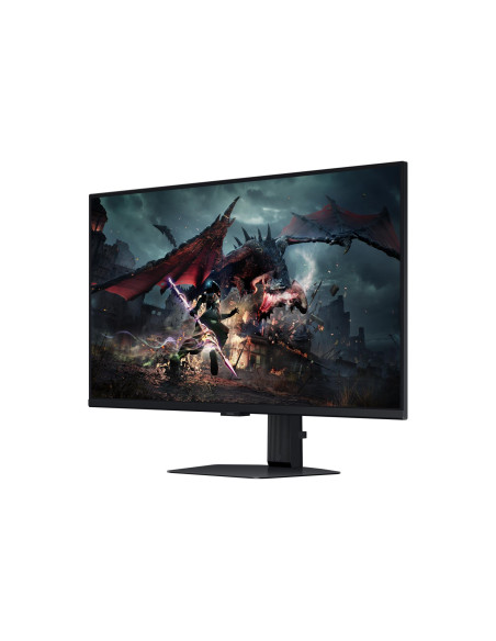 LCD Monitor, SAMSUNG, 32", Panel IPS, 2560x1440, 16:9, 180Hz, 1 ms, Swivel, Pivot, Height adjustable, Tilt, Colour Black, LS32D