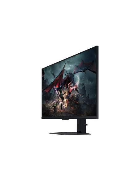 LCD Monitor, SAMSUNG, 32", Panel IPS, 2560x1440, 16:9, 180Hz, 1 ms, Swivel, Pivot, Height adjustable, Tilt, Colour Black, LS32D