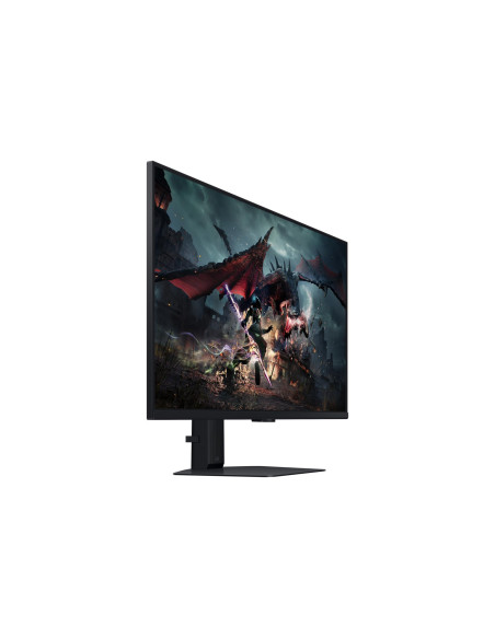 LCD Monitor, SAMSUNG, 32", Panel IPS, 2560x1440, 16:9, 180Hz, 1 ms, Swivel, Pivot, Height adjustable, Tilt, Colour Black, LS32D