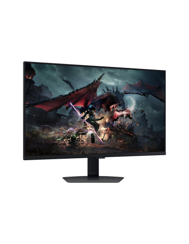 LCD Monitor, SAMSUNG, 32", Panel IPS, 2560x1440, 16:9, 180Hz, 1 ms, Swivel, Pivot, Height adjustable, Tilt, Colour Black, LS32D