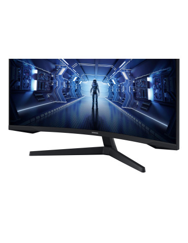 LCD Monitor, SAMSUNG, Odyssey G5, 34", Gaming/Curved/21 : 9, Panel VA, 3440x1440, 21:9, 1 ms, Tilt, Colour Black, LC34G55TWWPXE