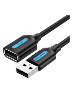 CABLE USB2.0 MALE TO FEMALE/3M BLACK CBIBI VENTION