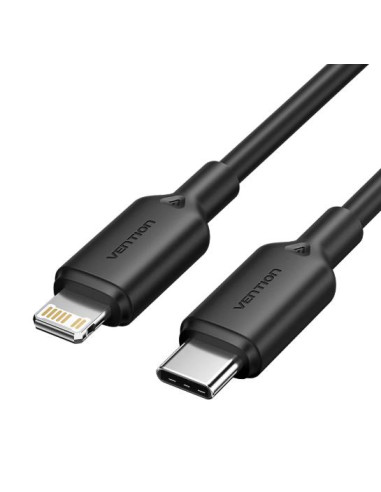 CABLE USB-C TO LIGHTNING/2M BLACK LAKBH VENTION