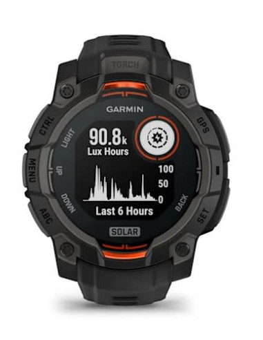 SMARTWATCH INSTINCT 3 SOLAR/BLACK/BLK 010-02934-00 GARMIN