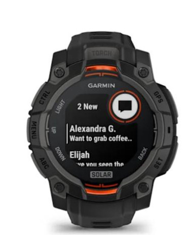SMARTWATCH INSTINCT 3 SOLAR/BLACK/BLK 010-02934-00 GARMIN