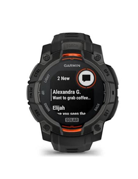 SMARTWATCH INSTINCT 3 SOLAR/BLACK/BLK 010-02934-00 GARMIN