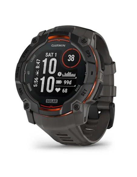 SMARTWATCH INSTINCT 3 SOLAR/BLK/CHARC 010-02935-00 GARMIN