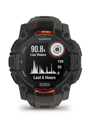 SMARTWATCH INSTINCT 3 SOLAR/BLK/CHARC 010-02935-00 GARMIN