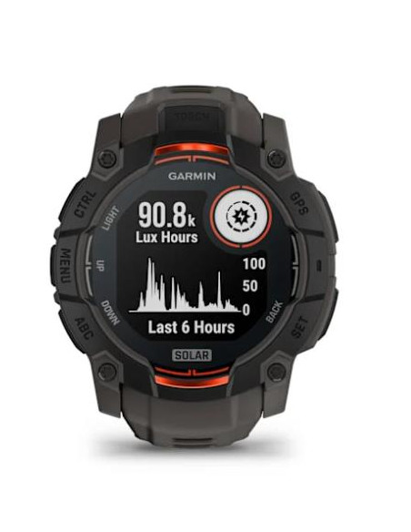 SMARTWATCH INSTINCT 3 SOLAR/BLK/CHARC 010-02935-00 GARMIN