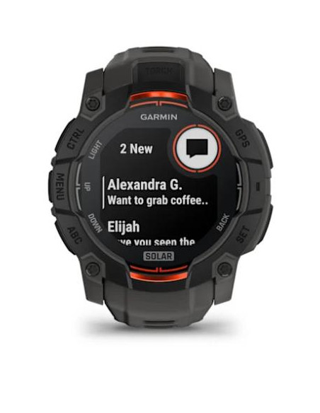 SMARTWATCH INSTINCT 3 SOLAR/BLK/CHARC 010-02935-00 GARMIN