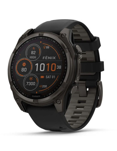 SMARTWATCH FENIX 8 SAPP. SOLAR/BLACK/GRAY 010-02906-11 GARMIN