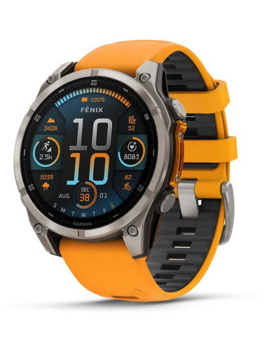 SMARTWATCH FENIX 8 SAPPHIRE/ORANGE 010-02905-11 GARMIN