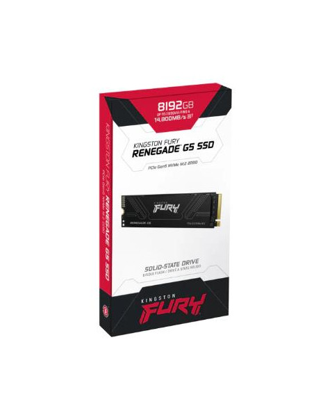 SSD, KINGSTON, FURY, 8TB, M.2, NVMe, 3D TLC, Write speed 14000 MBytes/sec, Read speed 14800 MBytes/sec, 3.65mm, TBW 8000 TB, MT