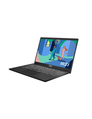Notebook, MSI, Modern, 15 B7M, CPU AMD RyzenT 7, 7730U, 2 GHz, 15.6 ", 1920 x 1080 pixels, RAM 16 GB, DDR4-SDRAM, SSD 1000 GB, 
