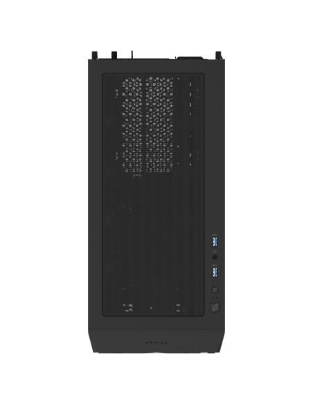 Case, GIGABYTE, GB-C102G, MidiTower, Case product features Transparent panel, Not included, MicroATX, MiniITX, Colour Black, GB