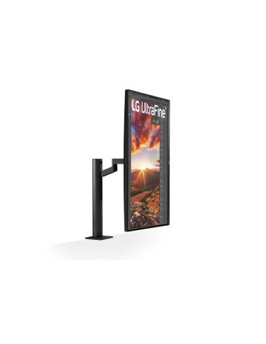 LCD Monitor, LG, 31.5", Panel IPS, 3840x2160, 16:9, 60Hz, 5 ms, Speakers, Swivel, Pivot, Height adjustable, Tilt, Colour Black,