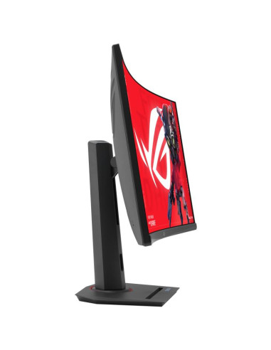 LCD Monitor, ASUS, ROG Strix XG32WCMS, 31.5", Gaming/Curved, Panel VA, 2560x1440, 16:9, 280Hz, 1 ms, Swivel, Pivot, Height adju
