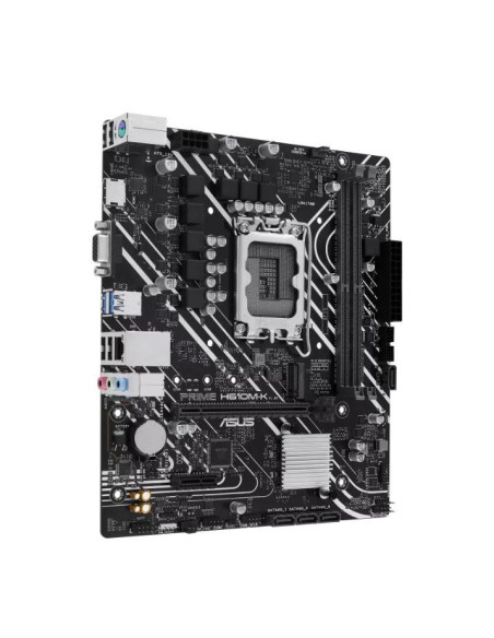 Mainboard, ASUS, Intel H610, LGA1700, Micro-ATX, Memory DDR5, Memory slots 2, 1xPCI-Express 3.0 1x, 1xPCI-Express 4.0 16x, 1xM.