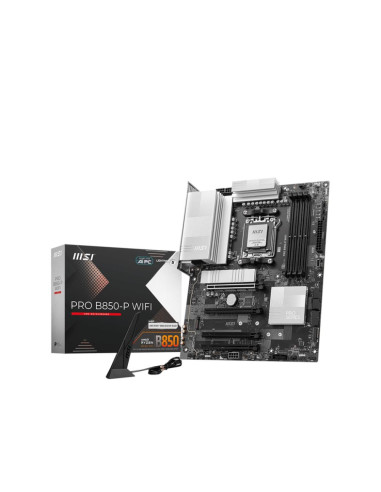 Mainboard, MSI, AMD B850, SAM5, ATX, Memory DDR5, Memory slots 4, 4xPCI-Express 16x, 3xM.2, 1xHDMI, 1xAudio-In, 1xAudio-Out, 4x