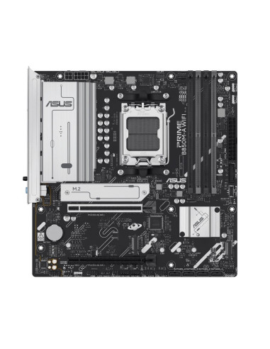 Mainboard, ASUS, AMD B850, SAM5, Micro-ATX, Memory DDR5, Memory slots 4, 1xPCI-Express 4.0 16x, 1xPCI-Express 5.0 16x, 3xM.2, 1