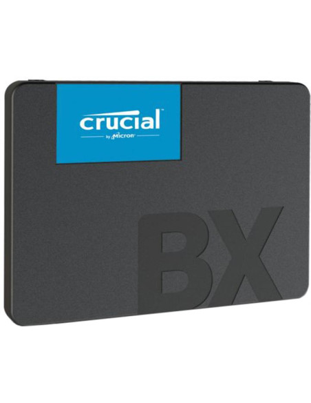 SSD, CRUCIAL, BX500, 240GB, SATA 3.0, Write speed 500 MBytes/sec, Read speed 540 MBytes/sec, 2,5", TBW 80 TB, MTBF 1500000 hour